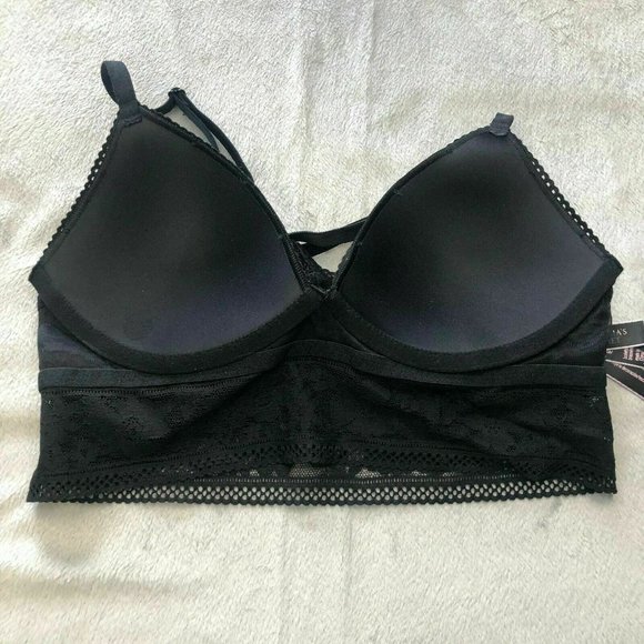 Victoria Secret Lace Plunge Long Line Wireless bra - Picture 4 of 6